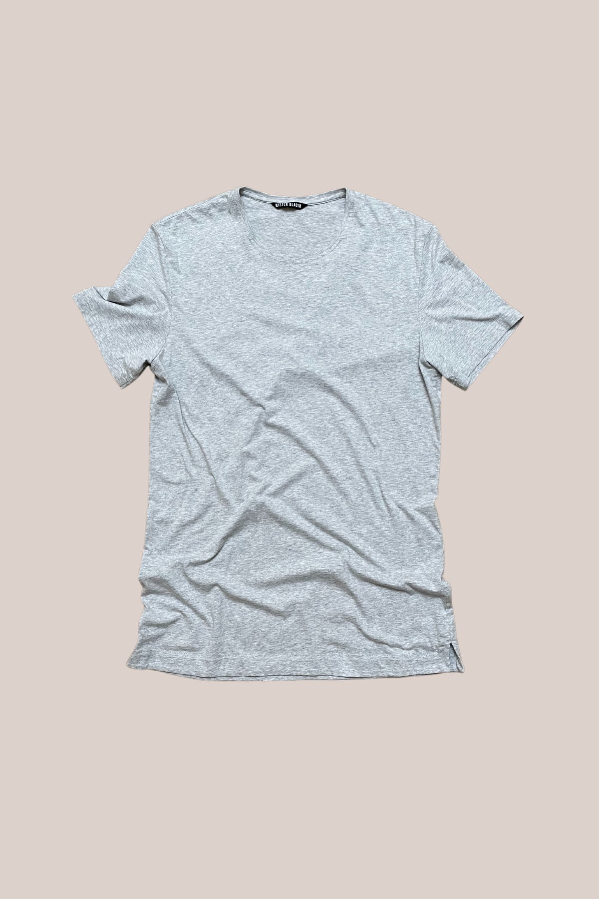 Mister Bladin ethical sustainable organic mens tshirts made in australia cotton BASICS grey
