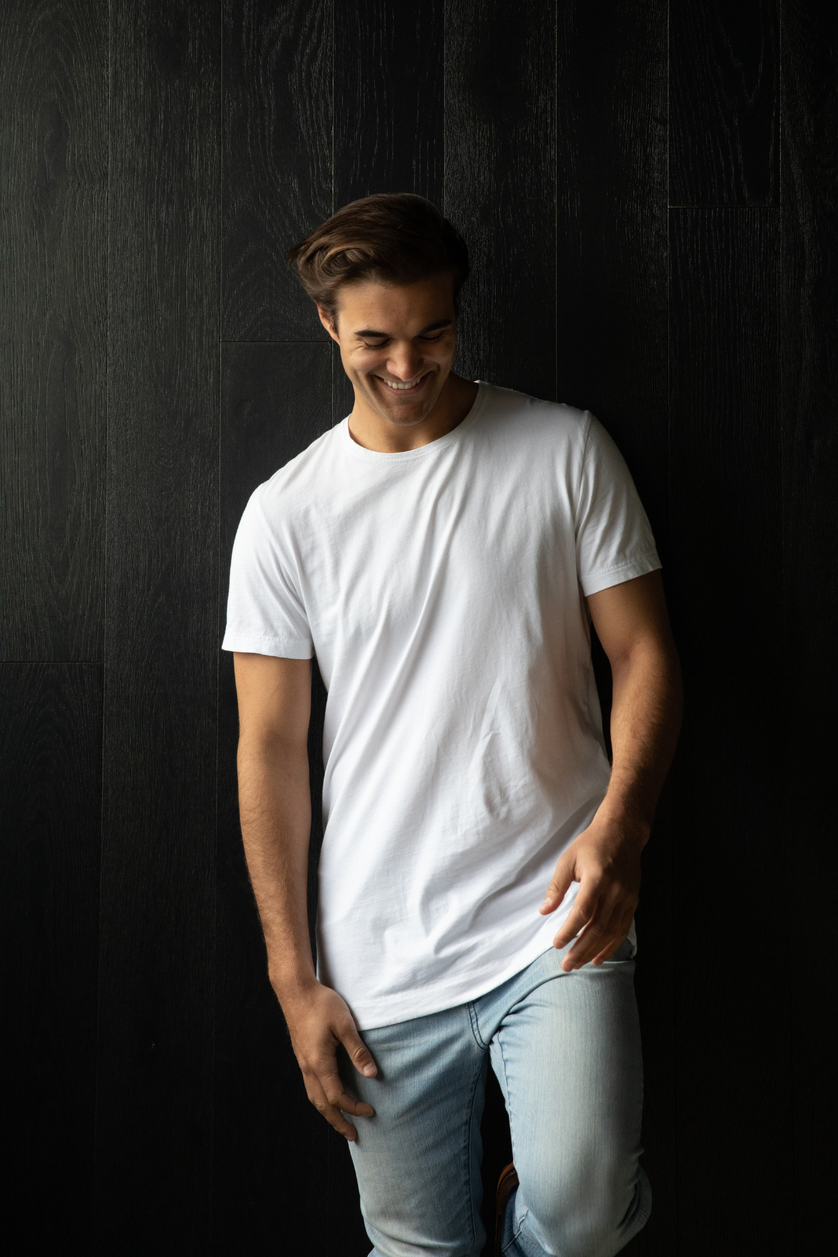 Black, White and Grey Bundle: Organic Cotton T-Shirts For Tall Men