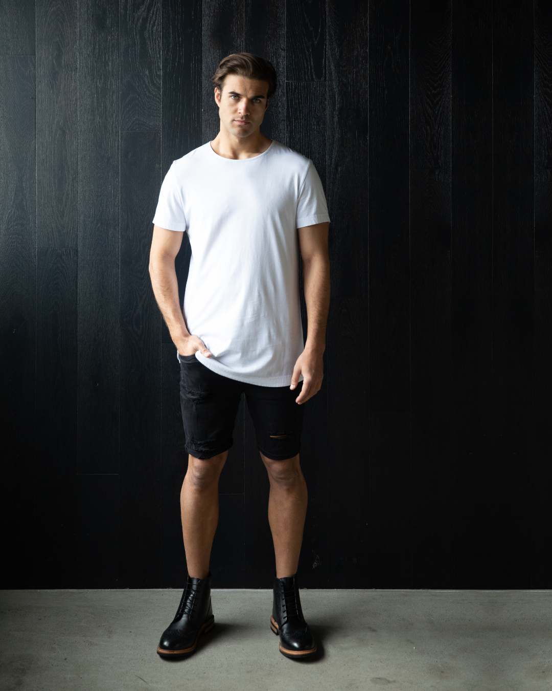 Mister Bladin ethical sustainable organic mens tshirts made in australia luxury cotton BASICS brand tall basketball SLOW fashion