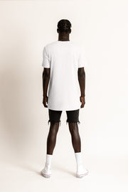 Mister Bladin White Australian made ethical sustainable organic cotton mens tshirt tailored slim fit