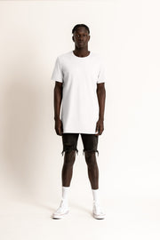 Mister Bladin White Australian made ethical sustainable organic cotton mens tshirt tailored slim fit